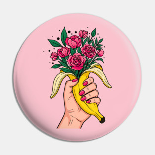 Banana Boquet Pin