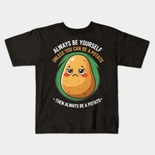 Funny Potato Meme Kids T-Shirt