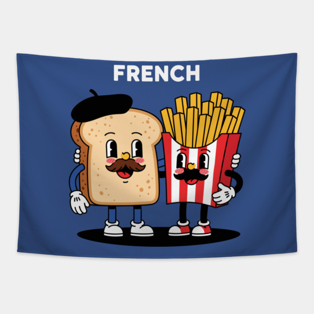 French Foodie Tapestry by enrynz