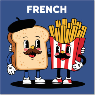 French Foodie Posters and Art