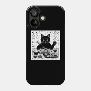Purrfect Sushi Chef Cat Phone Case