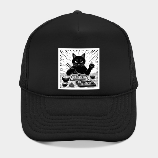 Purrfect Sushi Chef Cat by enrynz