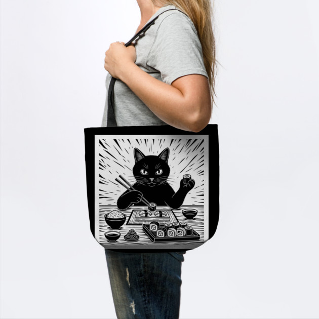 Purrfect Sushi Chef Cat by enrynz