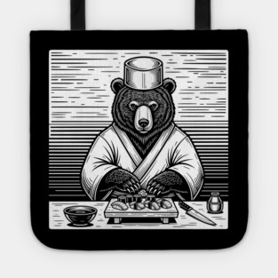 Bear Sushi Chef Tote