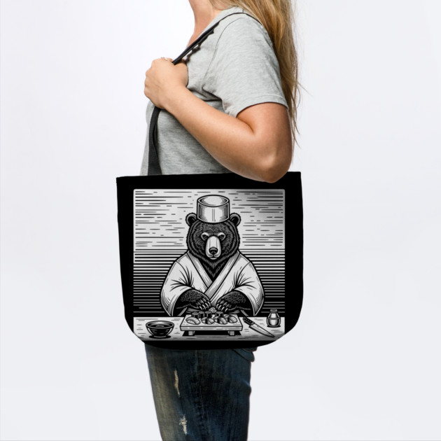 Bear Sushi Chef by enrynz