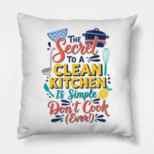 Funny Kitchen Quote Pillow