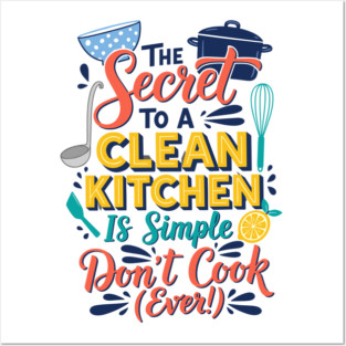 Funny Kitchen Quote Posters and Art