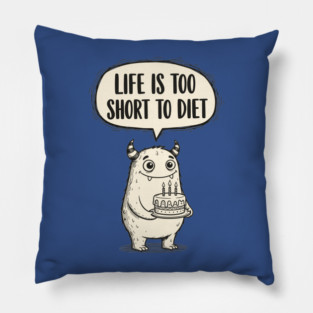 Funny Monster Cake Pillow
