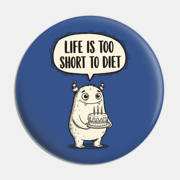 Funny Monster Cake Pin by enrynz