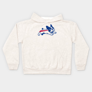 Buffalo Bills French Bulldog Kids Hoodie