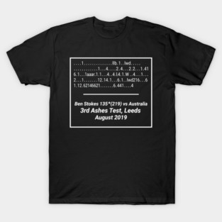 Every Delivery faced by Ben Stokes T-Shirt