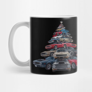 Car Madness Christmas Tree Mug