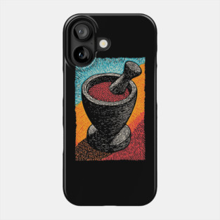 Mortar and Pestle Art | Vintage Apothecary Style Phone Case