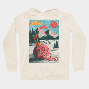 Mountain View Knitting | Outdoorsy Fiber Art Hoodie