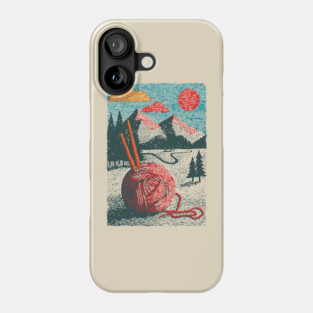 Mountain View Knitting | Outdoorsy Fiber Art Phone Case