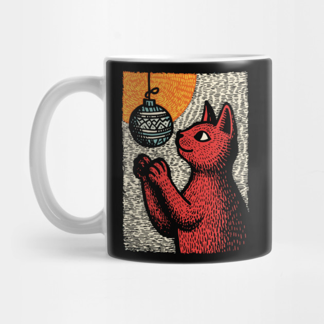 Mischievous Christmas Cat | Holiday Ornament Trouble by TuncGK
