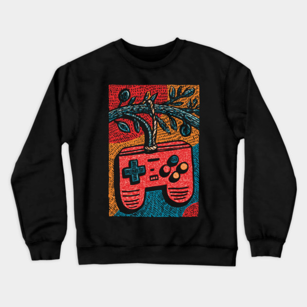 Game Controller | Christmas Gift for Gamers Crewneck Sweatshirt by TuncGK
