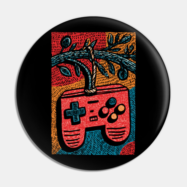 Game Controller | Christmas Gift for Gamers Pin by TuncGK