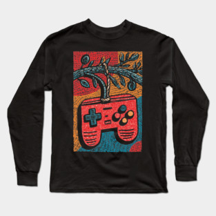 Game Controller | Christmas Gift for Gamers Long Sleeve T-Shirt