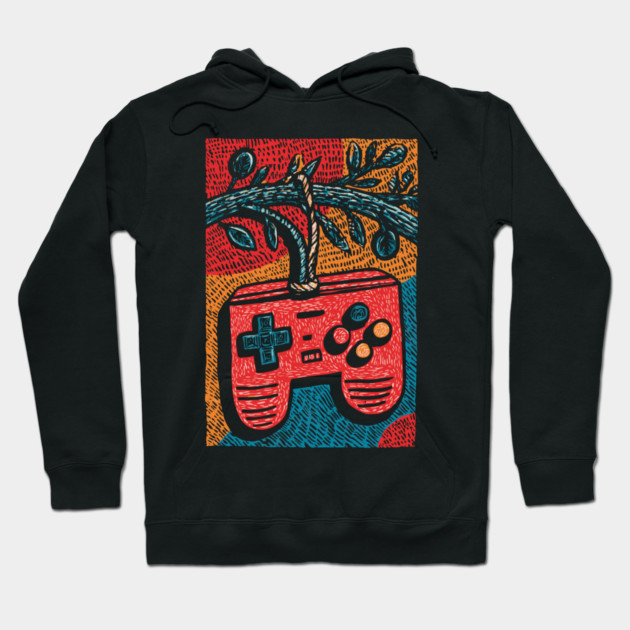 Game Controller | Christmas Gift for Gamers Hoodie by TuncGK