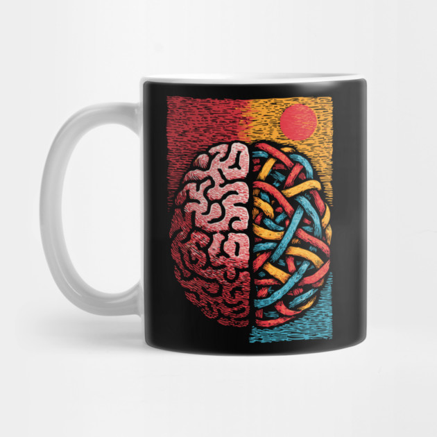 Left Brain Right Brain | Logic and Creativity Art by TuncGK