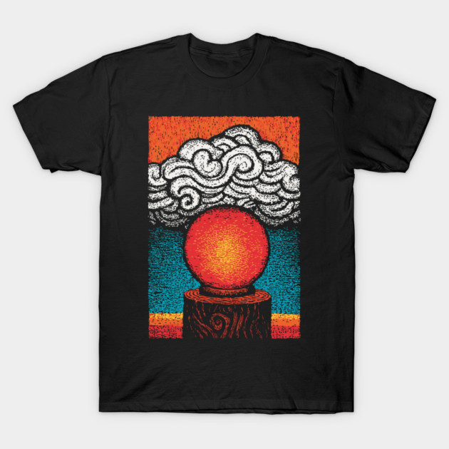 Mystic Crystal Ball | Fortune Teller's Vision T-Shirt by TuncGK