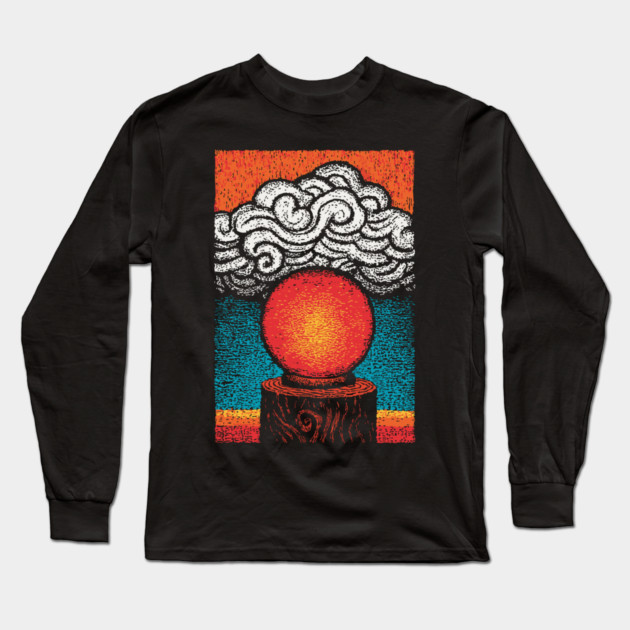 Mystic Crystal Ball | Fortune Teller's Vision Long Sleeve T-Shirt by TuncGK