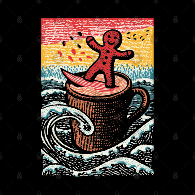 Funny Gingerbread Man | A Perilous Coffee Dip by TuncGK