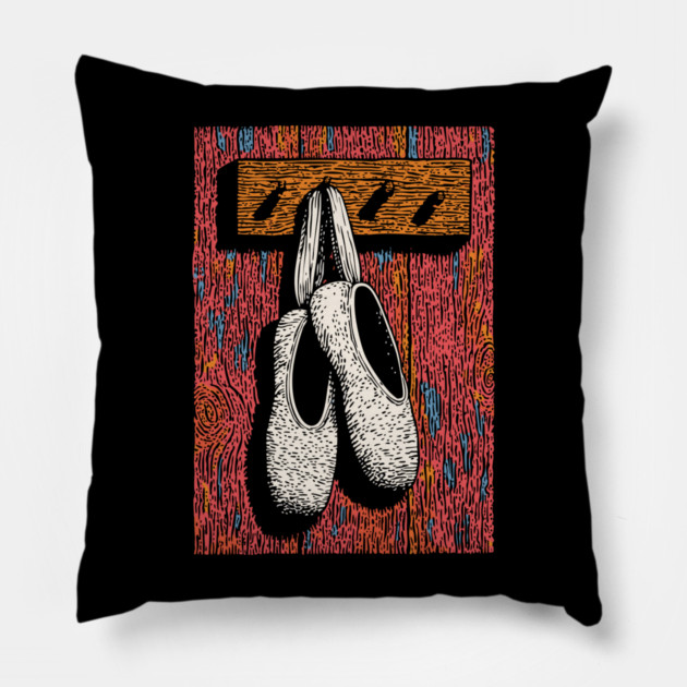 Vintage Ballet Shoes | The Dancer's Dream Pillow by TuncGK