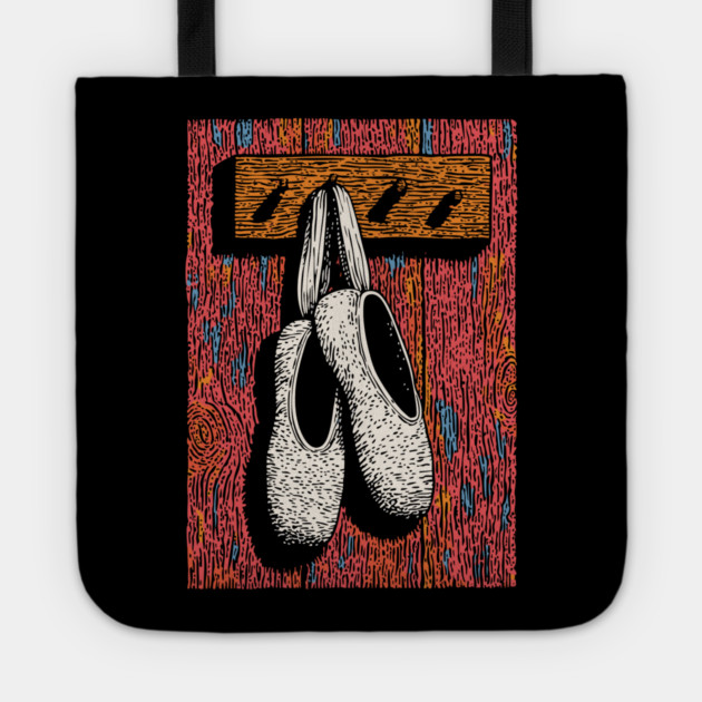 Vintage Ballet Shoes | The Dancer's Dream Tote by TuncGK
