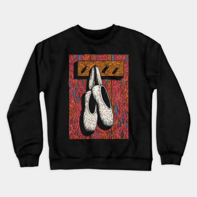 Vintage Ballet Shoes | The Dancer's Dream Crewneck Sweatshirt by TuncGK