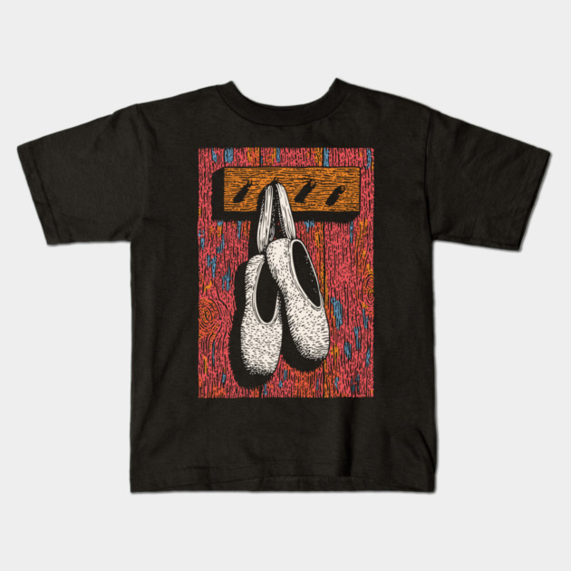 Vintage Ballet Shoes | The Dancer's Dream Kids T-Shirt by TuncGK