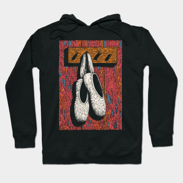 Vintage Ballet Shoes | The Dancer's Dream Hoodie by TuncGK