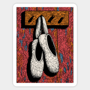 Vintage Ballet Shoes | The Dancer's Dream Magnet