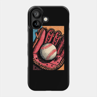 Vintage Baseball Glove | America's Pastime Art Phone Case