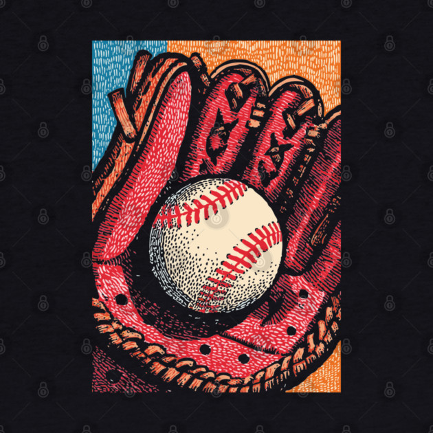 Vintage Baseball Glove | America's Pastime Art by TuncGK