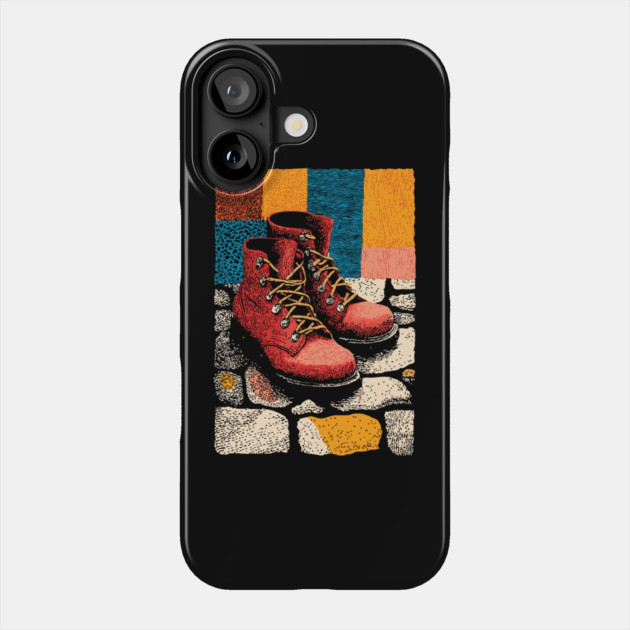 The Trail Awaits | A Hiker's Journey Begins Phone Case by TuncGK