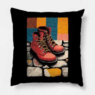 The Trail Awaits | A Hiker's Journey Begins Pillow