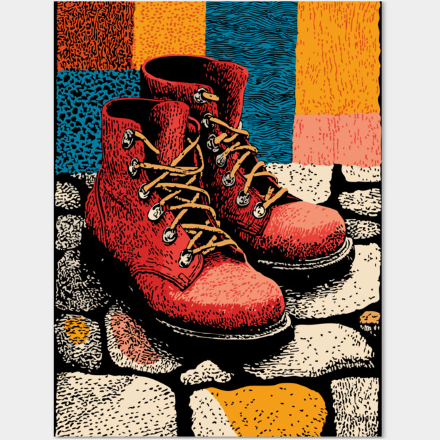 The Trail Awaits | A Hiker's Journey Begins Wall Art by TuncGK