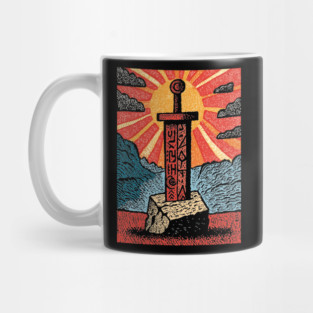 The Sword in the Stone | A Mythic Hero's Legend Mug