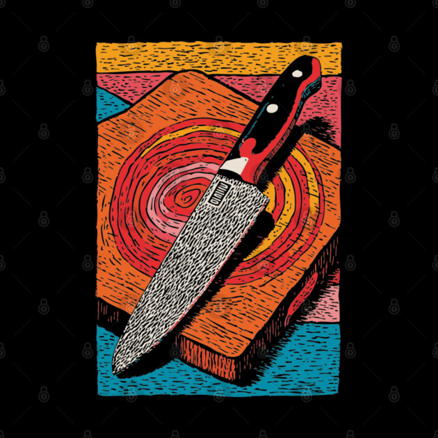 Chef's Knife in Action | Culinary Knife Skills Art by TuncGK