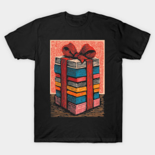 Festive Stack of Gifts | Holiday and Birthday Box T-Shirt