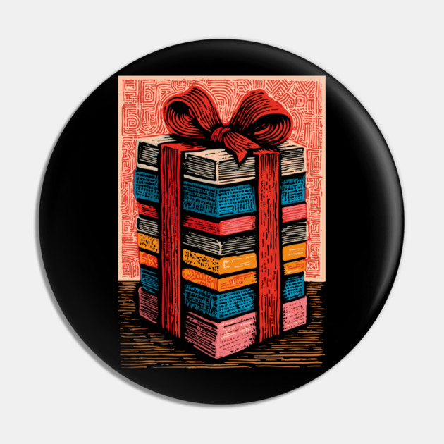 Festive Stack of Gifts | Holiday and Birthday Box Pin by TuncGK