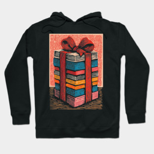 Festive Stack of Gifts | Holiday and Birthday Box Hoodie