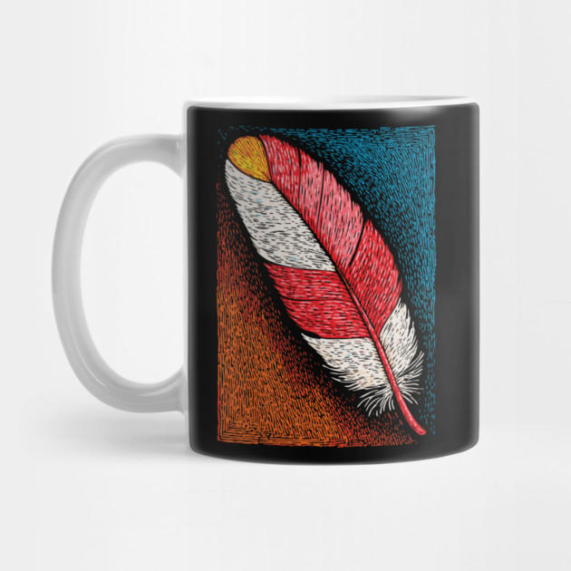 Spiritual Red Feather | A Message of Freedom by TuncGK