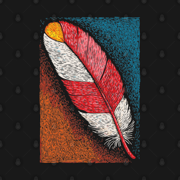 Spiritual Red Feather | A Message of Freedom by TuncGK