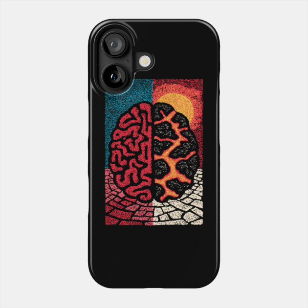The Barren Mind | A Creative Block Metaphor Phone Case by TuncGK