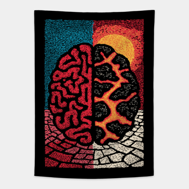 The Barren Mind | A Creative Block Metaphor Tapestry by TuncGK