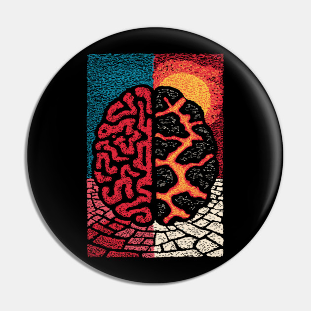 The Barren Mind | A Creative Block Metaphor Pin by TuncGK