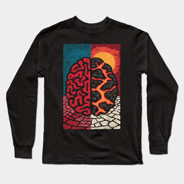 The Barren Mind | A Creative Block Metaphor Long Sleeve T-Shirt by TuncGK